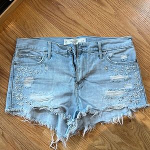 Abercrombie jean shorts